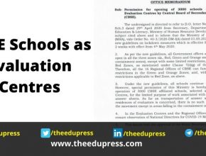 cbse schools as evaluation centres cbse mhrd mha the edupress may 2020
