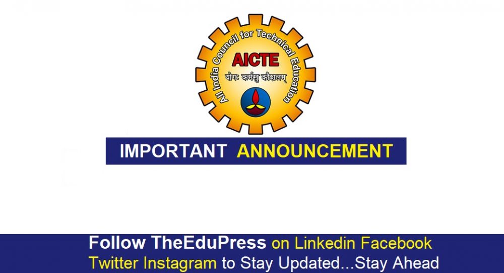 Aicte Invites Applications For 4 Scholarship Schemes For 2021 22 3563