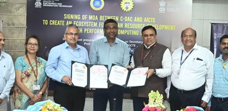 C-DAC and AICTE join forces to create ecosystem for human resource development; read more at theedupress.com
